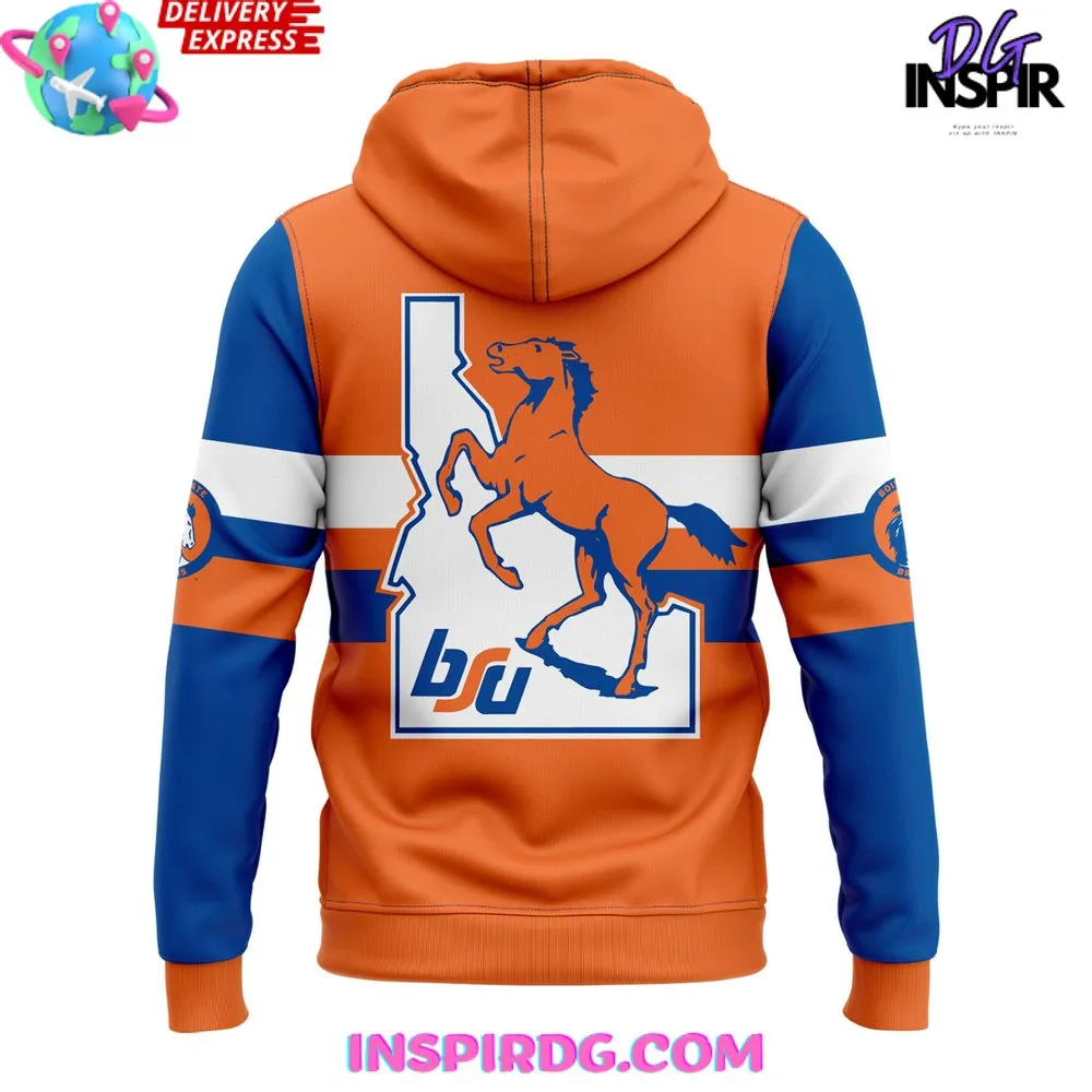 -Boise State Football Throwback 2024 Hoodie