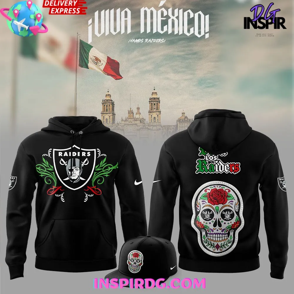 -Las Vegas Raiders Viva Mexico Special Edition Hoodie