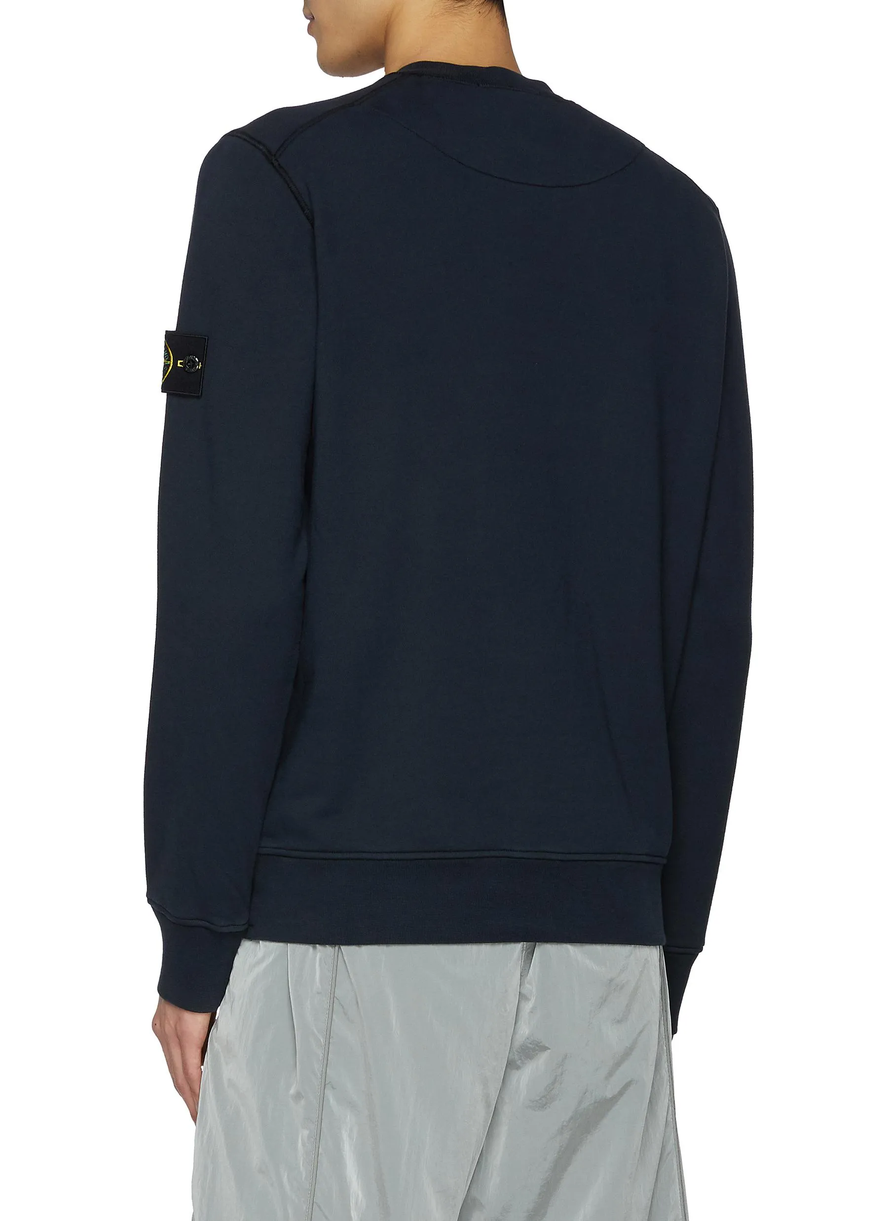 -----------STONE ISLAND  ---- ------------ ----Garment Dyed Cotton Fleece Sweatshirt --