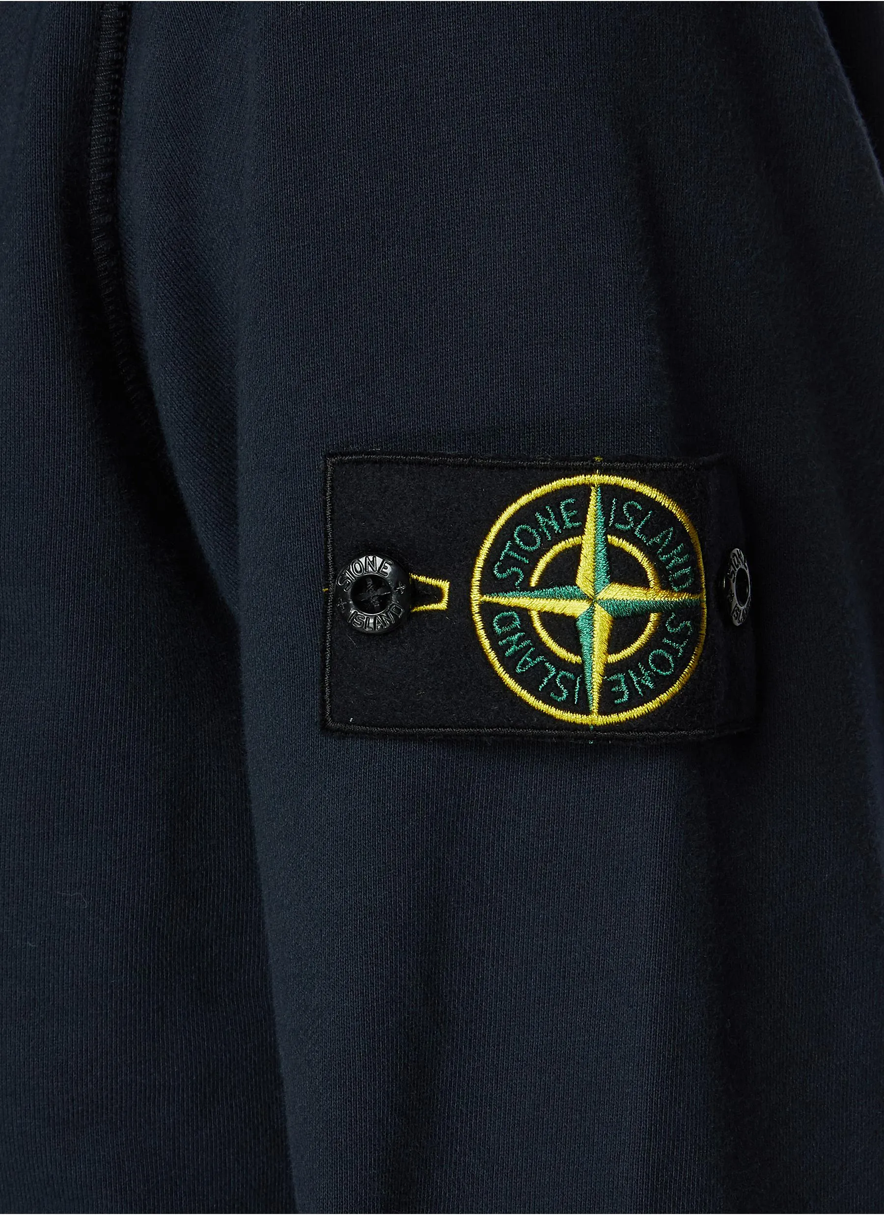 -----------STONE ISLAND  ---- ------------ ----Garment Dyed Cotton Fleece Sweatshirt --