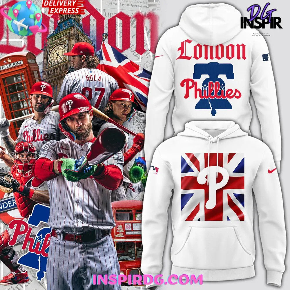 -World Tour London Series Philadelphia Phillies Hoodie