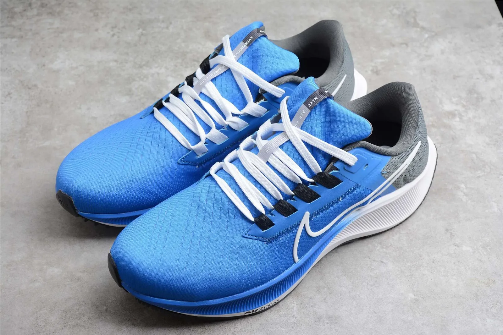 2021 Nike Air Zoom Pegasus 38 By You Royal Blue White Grey DJ0958-992