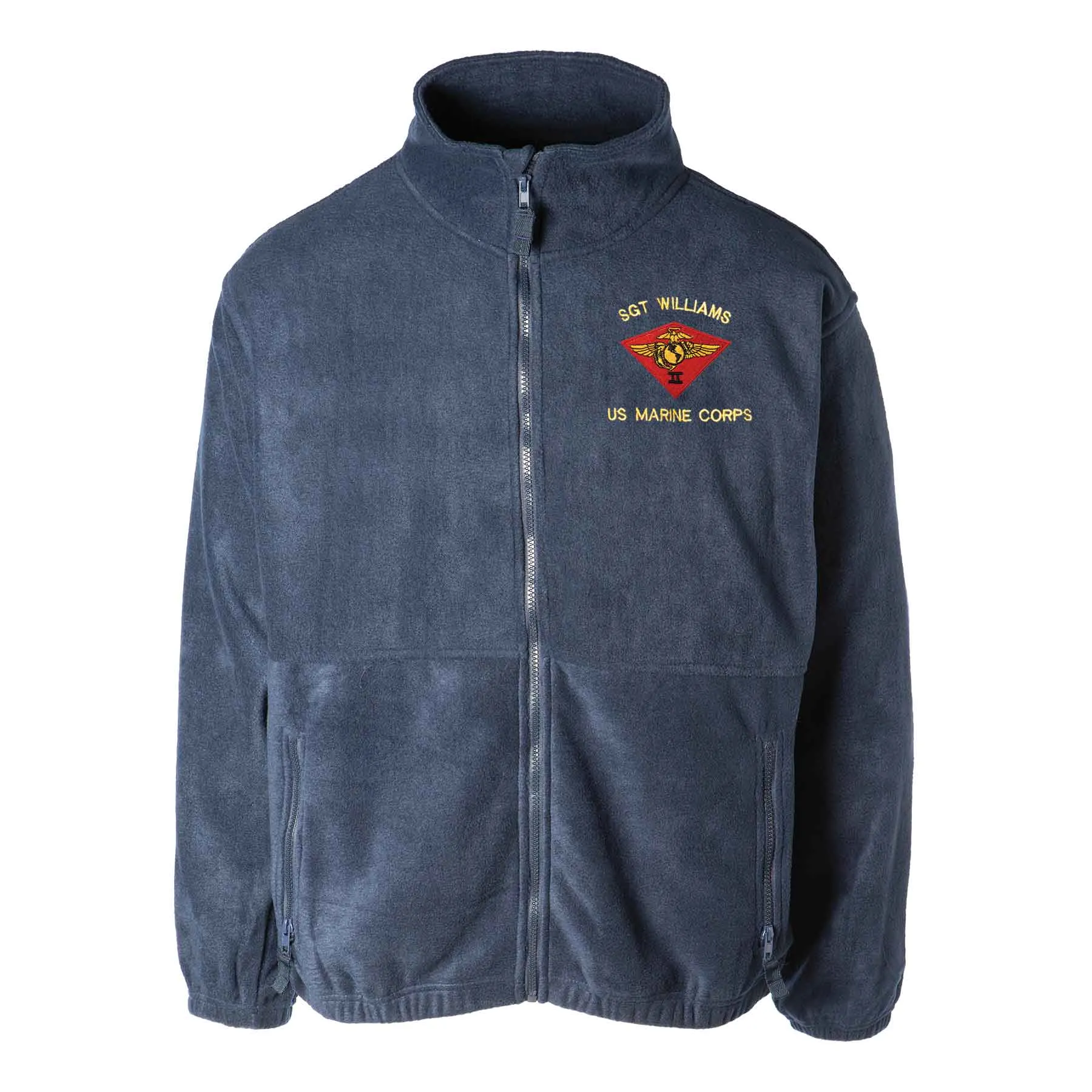 2nd Marine Air Wing Embroidered Fleece Full Zip