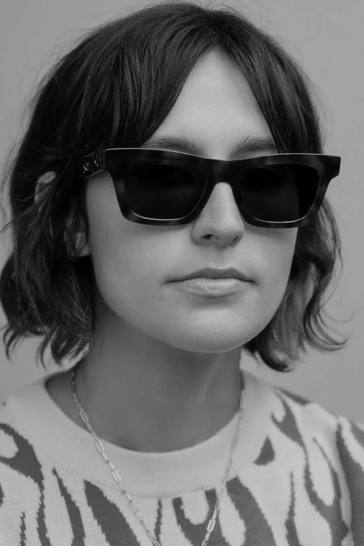 Acetate Krakow Sunglasses - Black