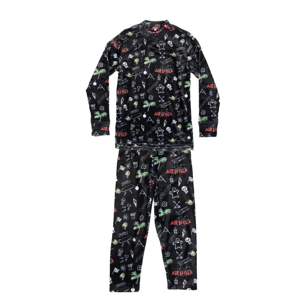 Airhole Milk Fleece Thermal Set- Junior-