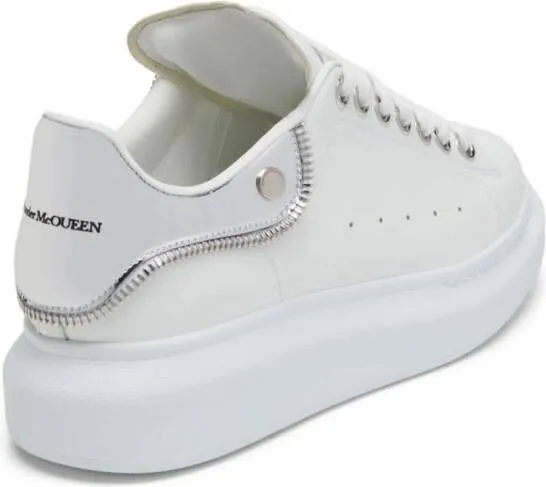 Alexander McQueen Oversized leather sneakers White