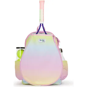 Ame & Lulu Little Love Tennis Backpack, Rainbow Sherbert