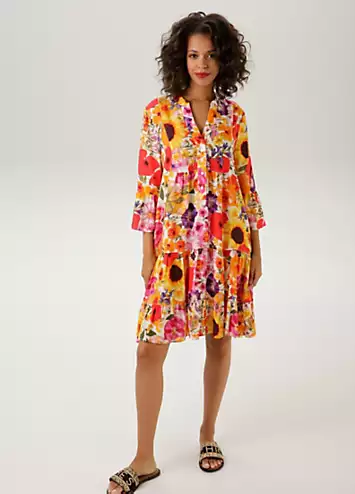 Aniston Floral Print Tunic Dress | Grattan