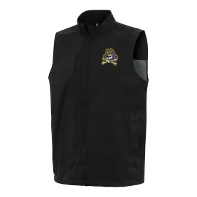 Antigua  ECU Pirates Black Brisk Full-Zip Vest