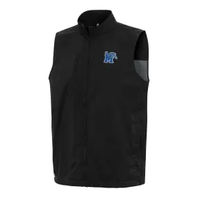 Antigua  Memphis Tigers Black Brisk Full-Zip Vest