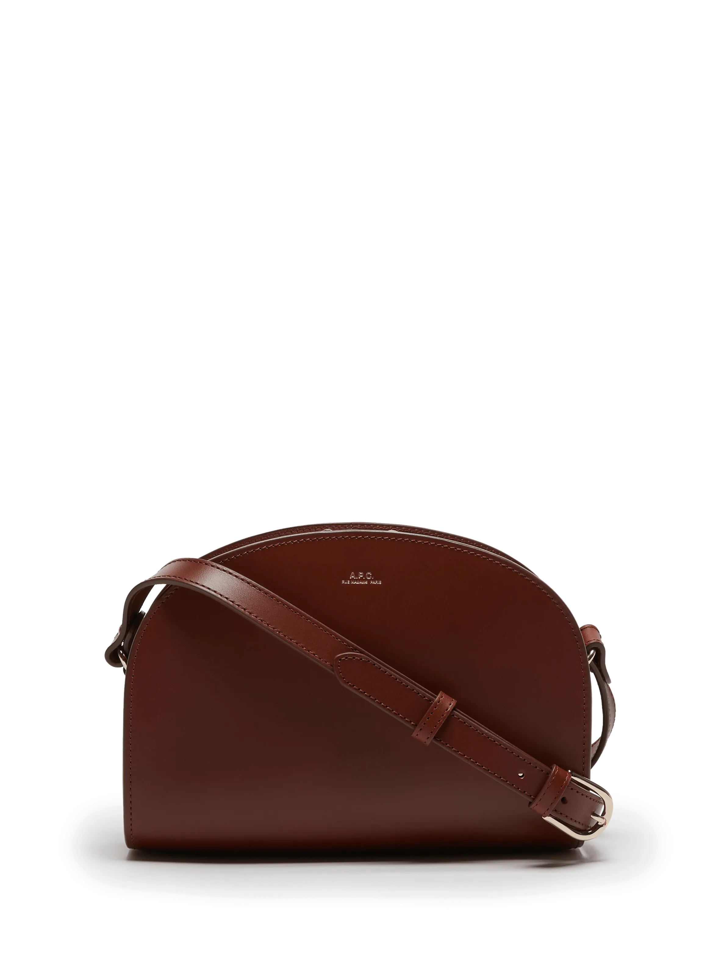 A.P.C.  Half Moon leather bag - Brown