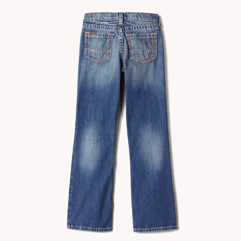 Ariat Boy's B4 Relaxed Boundary Boot Cut Jean in Dakota