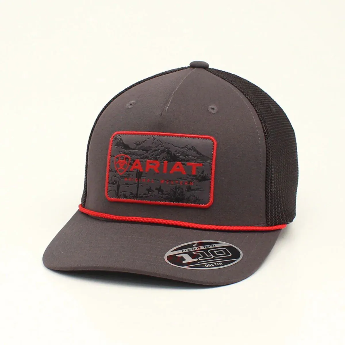 Ariat Charcoal/Red Mountain Hat