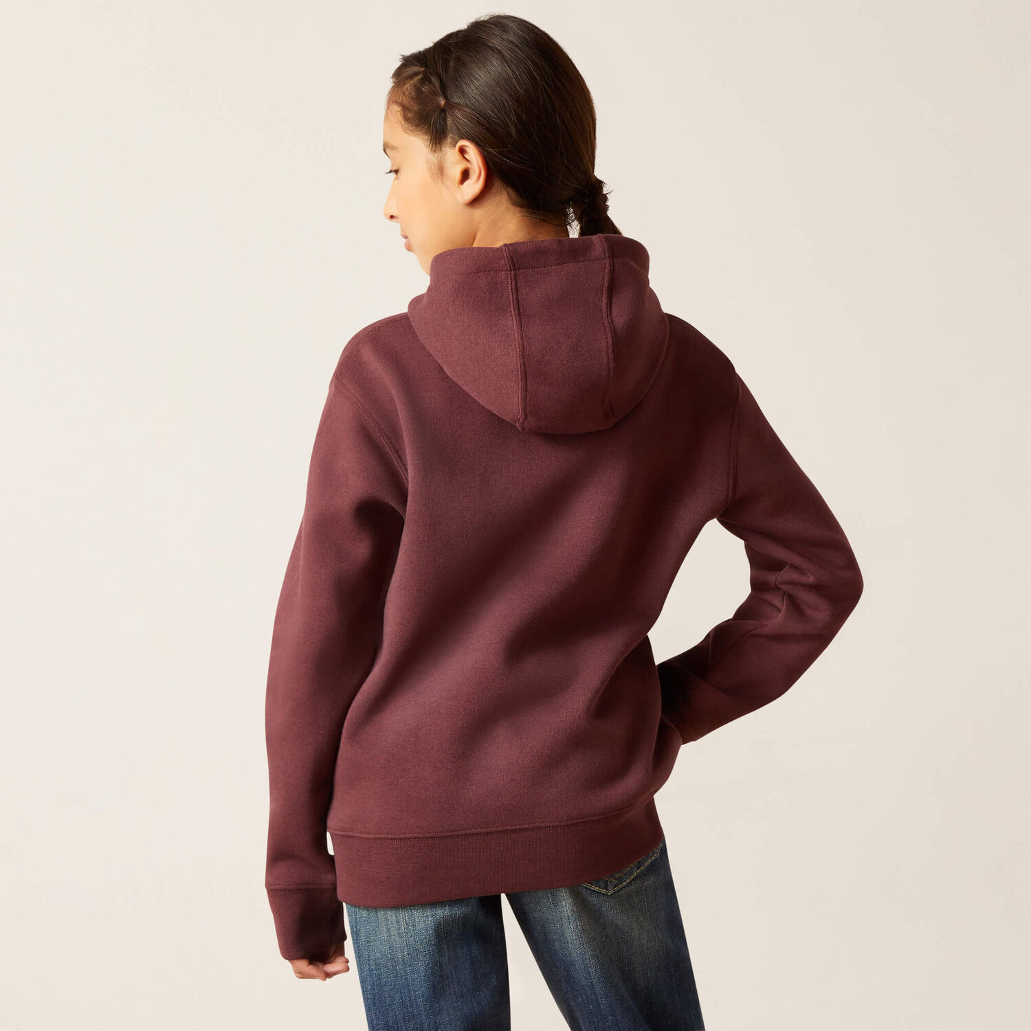 Ariat Kids' Flora Hoodie in Clove Brown