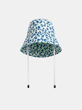 Astrid Bucket Hat / Leopard Aruba Blue