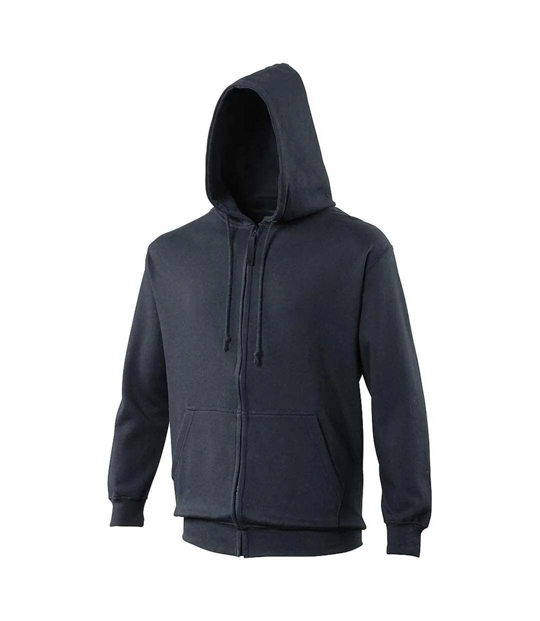 Awdis Plain Mens Hooded Sweatshirt / Hoodie / Zoodie (New French Navy) - UTRW180