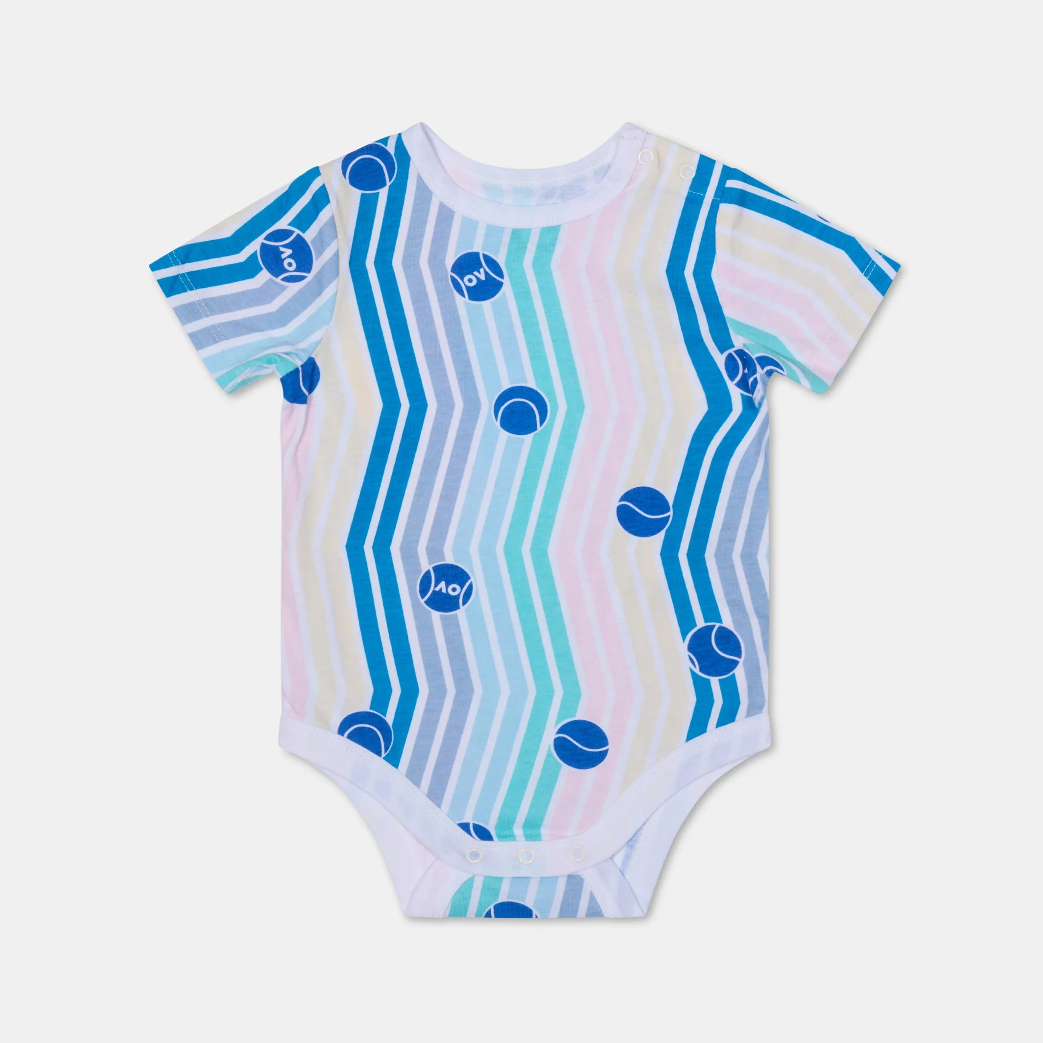 Baby Romper Stripes & Balls