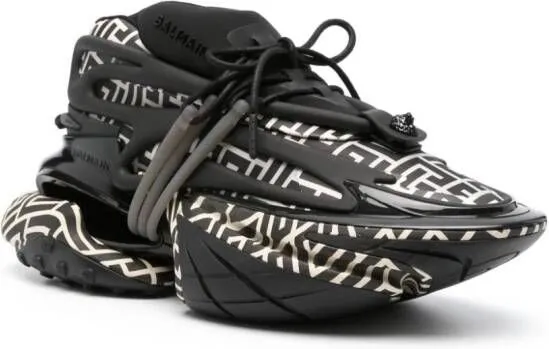 Balmain B-Bold monogram-print sneakers Black