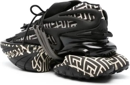 Balmain B-Bold monogram-print sneakers Black