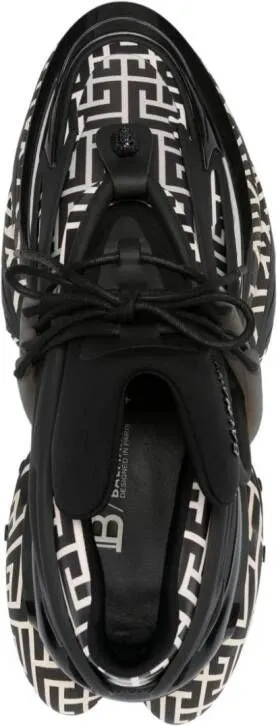 Balmain B-Bold monogram-print sneakers Black