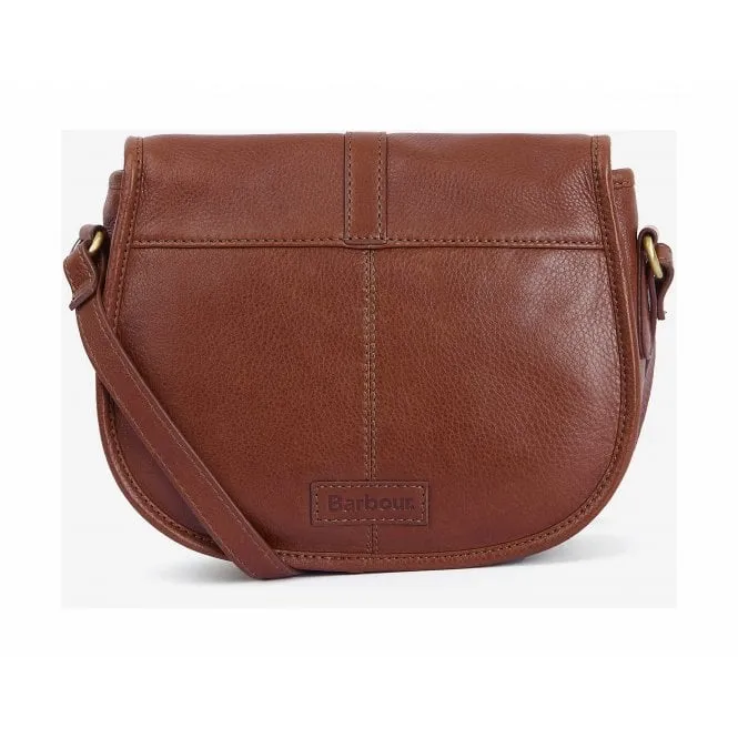 Barbour International  Womens Laire Brown Medium Leather Saddle Bag LBA0388BR11