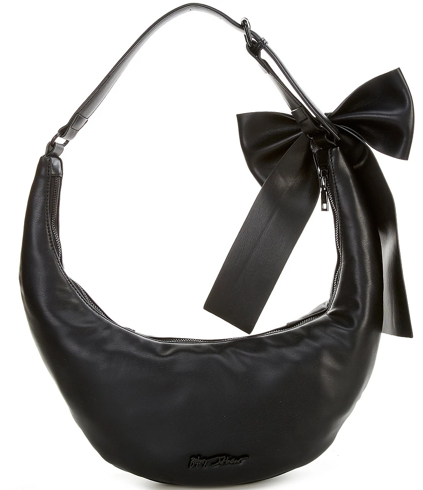 Betsey Johnson Bow Hobo Sling Shoulder Bag