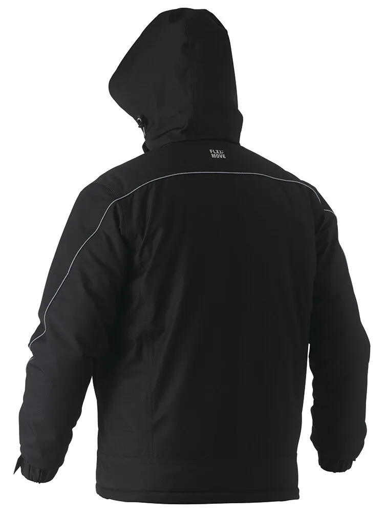 Bisley Workwear BJ6843 Heavy Duty Dobby Jacket - Black - XS