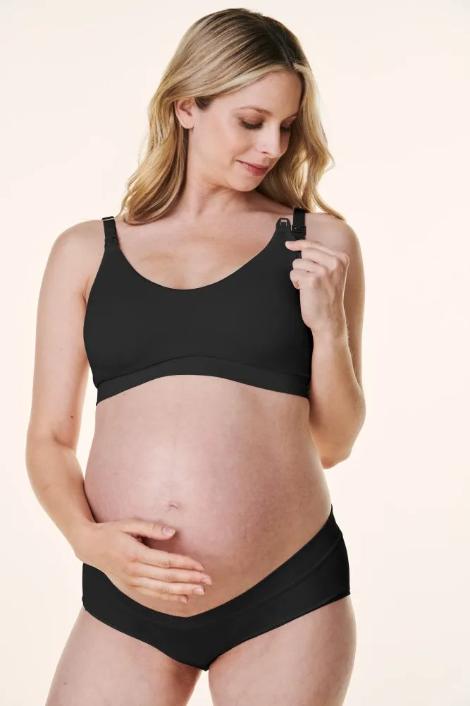 Black Bravado Scoop Neck Maternity & Nursing Bra