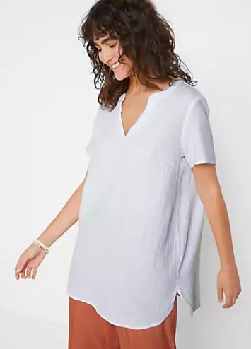 bonprix Cotton Muslin Tunic | Grattan