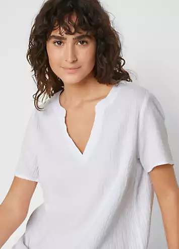 bonprix Cotton Muslin Tunic | Grattan