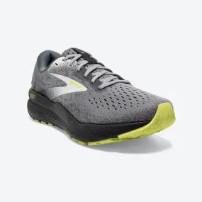 Brooks Men's Ghost 16 Running Shoe - Primer/Grey/Lime