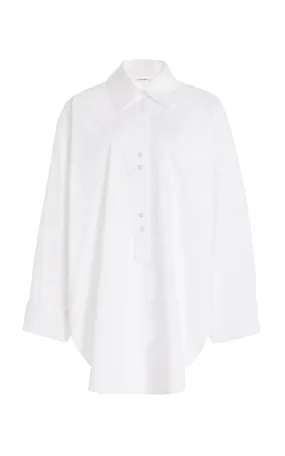 By Malene Birger Maye Cotton Poplin Tunic Shirt