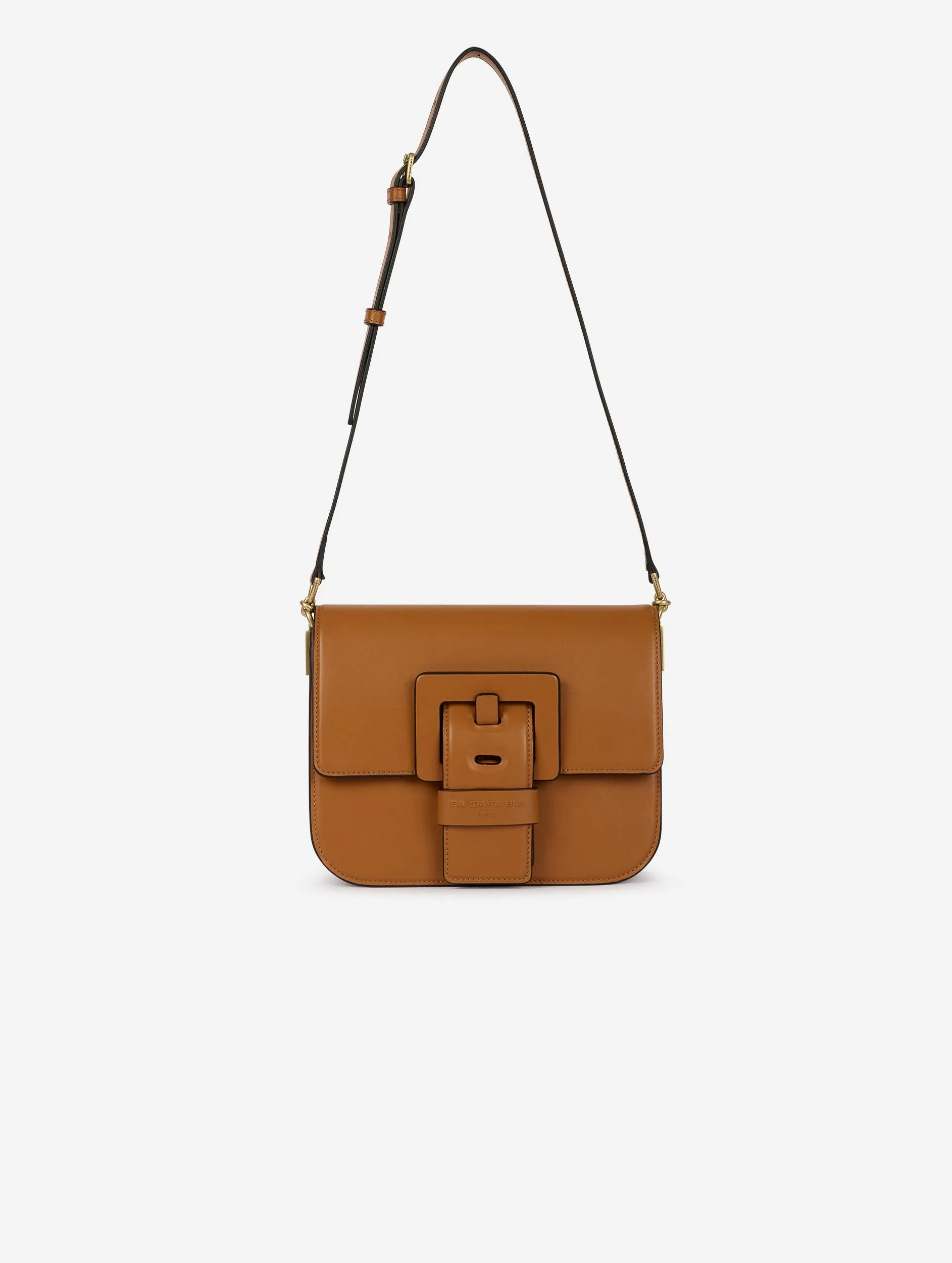 Caramel leather Touch Me bag