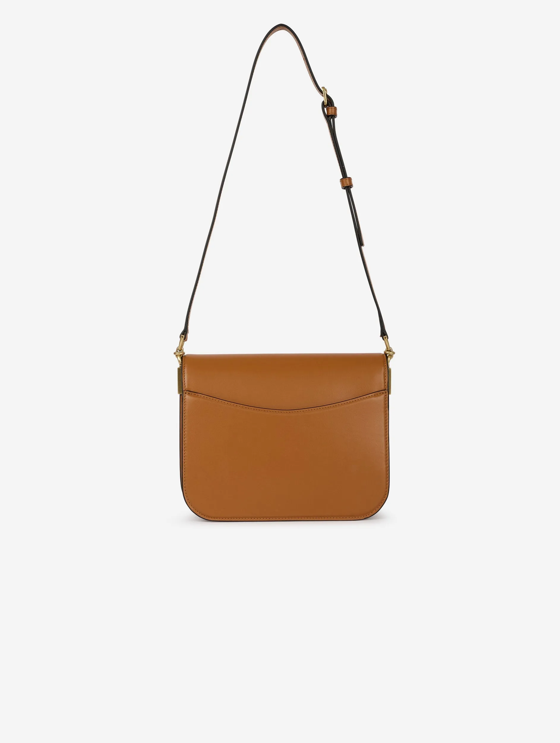 Caramel leather Touch Me bag