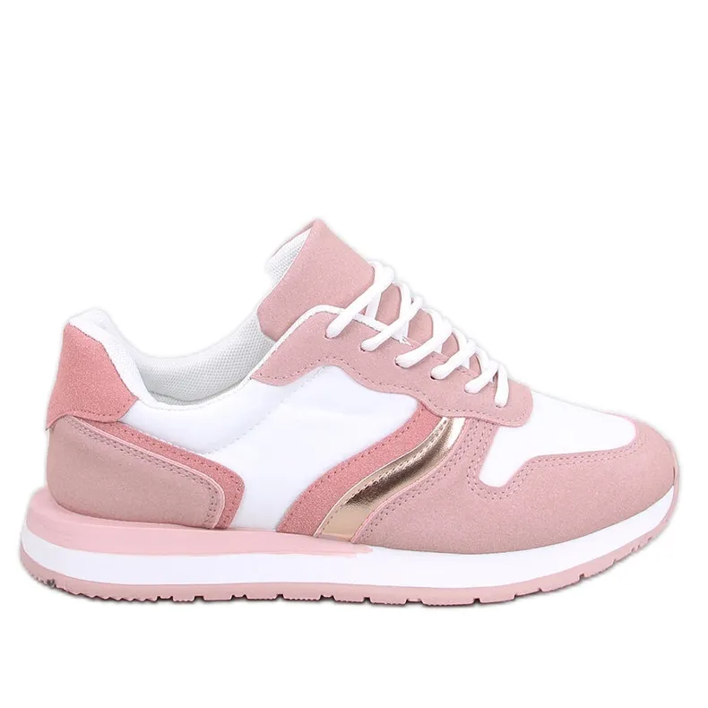 Carthy Pink women's sneakers white