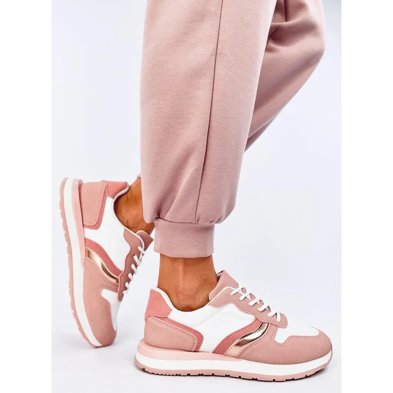 Carthy Pink women's sneakers white