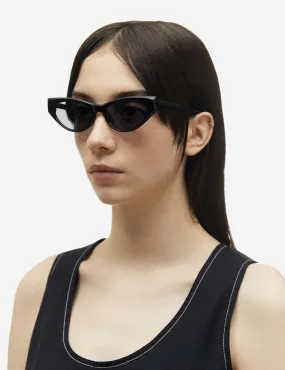 Cat Eye Sunglasses - Black