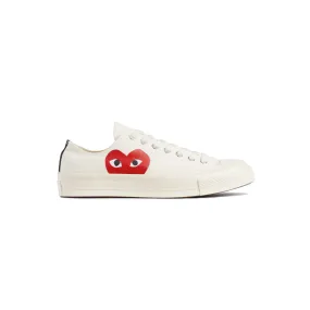 CDG Play Converse CHUCK 70 OX, Milk/White 