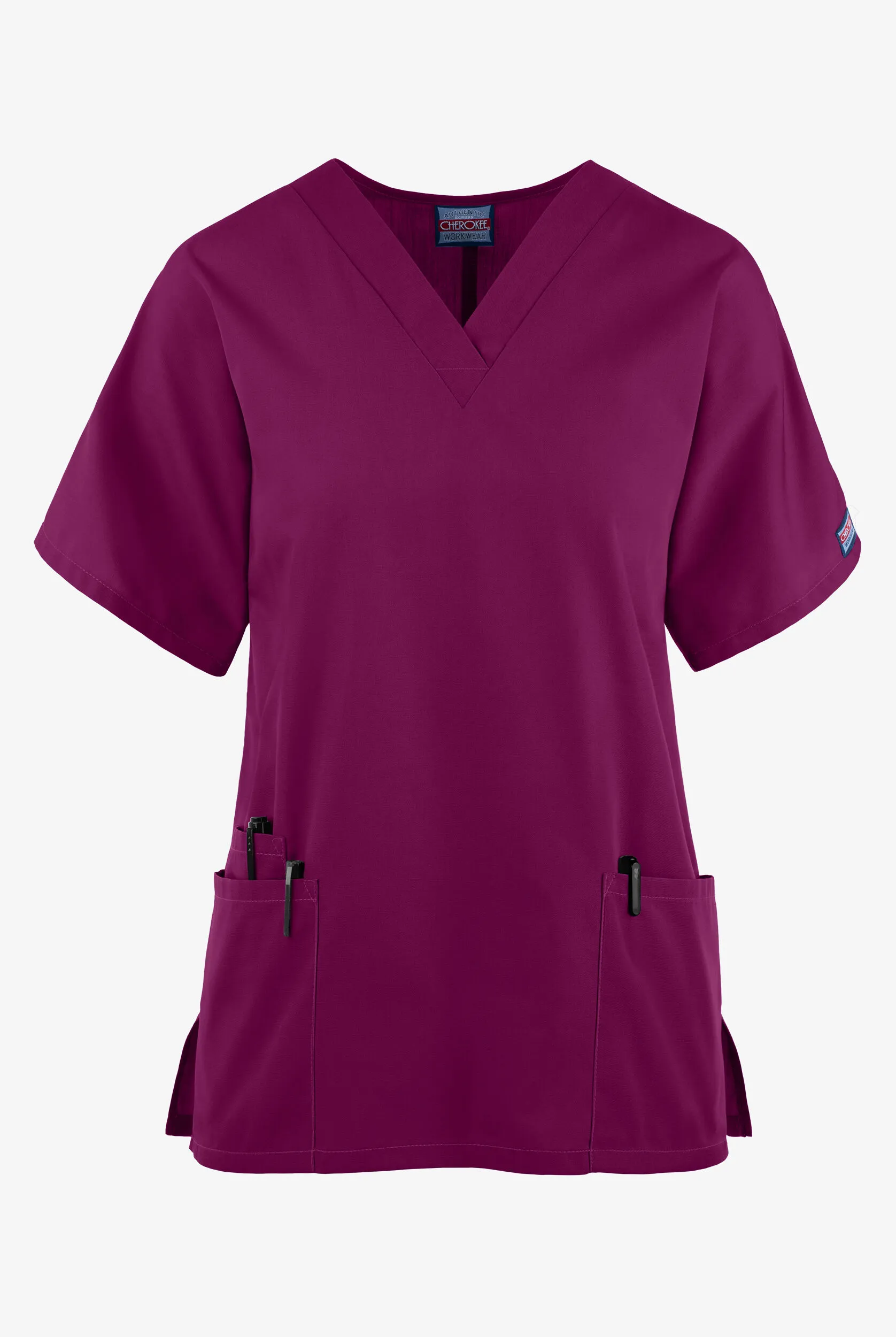 Cherokee Workwear Women's 3-Pocket V-Neck Scrub Top