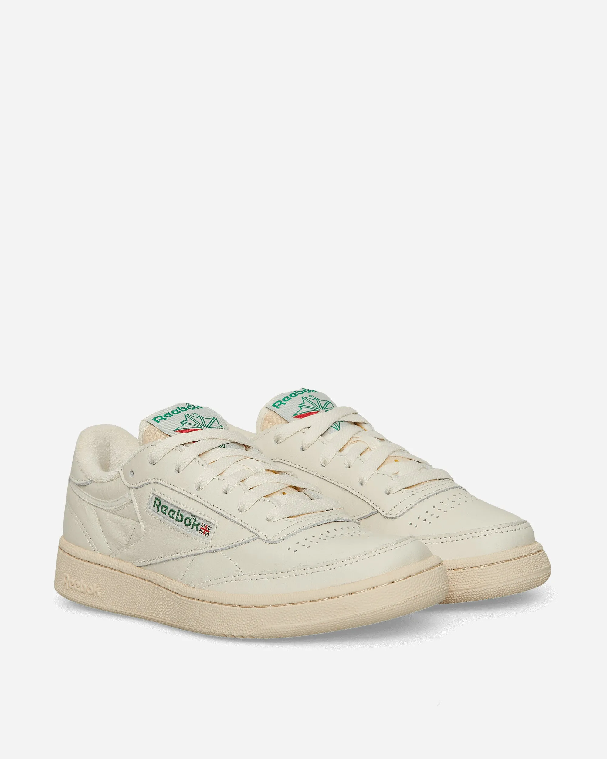 Club C 85 Vintage Sneakers Chalk / Paper White / Green