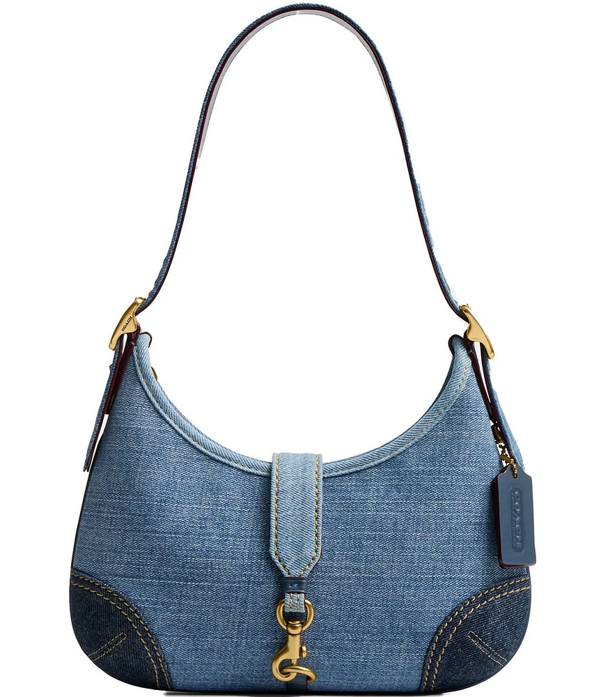 COACH The Coach Originals Hamptons 2005 Denim Hobo Shoulder Bag