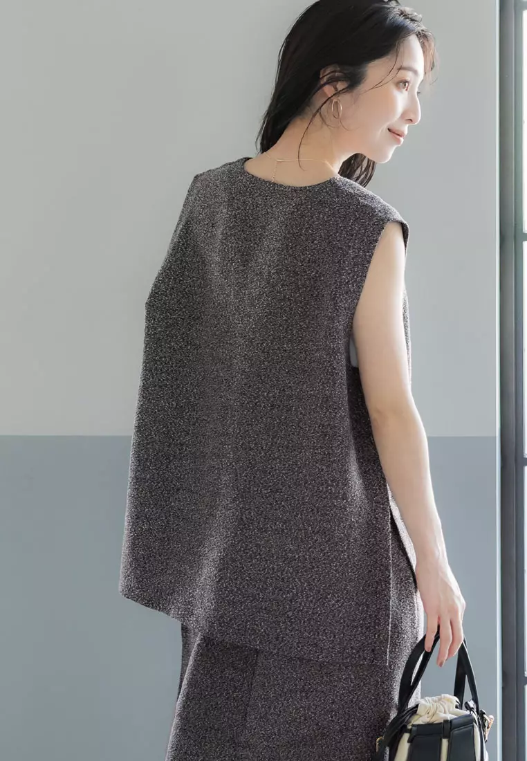 comcoca Linen-like Vest Skirt Setup