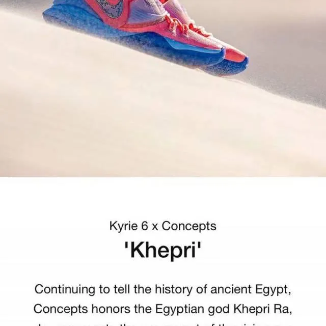 Concepts x nike kyrie 6 khepri