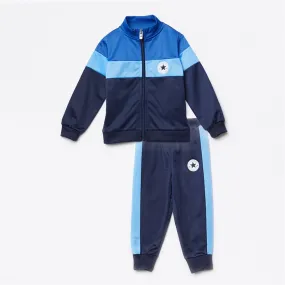 Converse Infant Boys Colorblock Tricot Tracksuit Obsidian