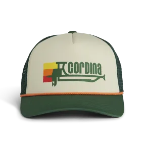 Cordina Skiff Hat-Dark Green/Dark Green