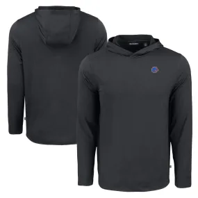 Cutter & Buck Boise State Broncos Black Coastline Epic Comfort Eco Recycled Long Sleeve Hoodie T-Shirt