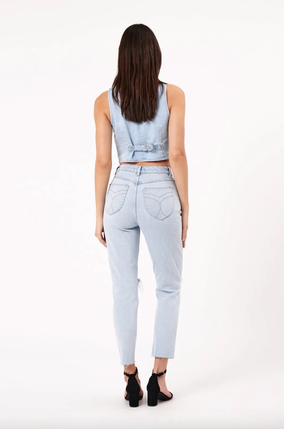 Dallas Vest Luna - Light Vintage Blue