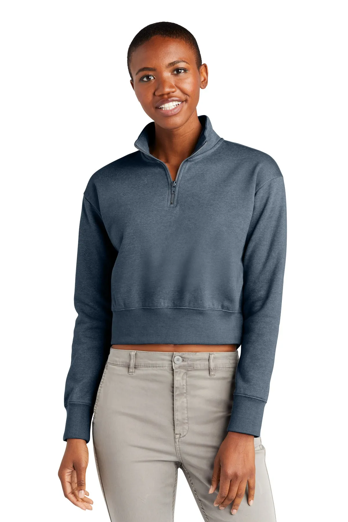 District Women's V.I.T. Fleece 1/2-Zip DT6111