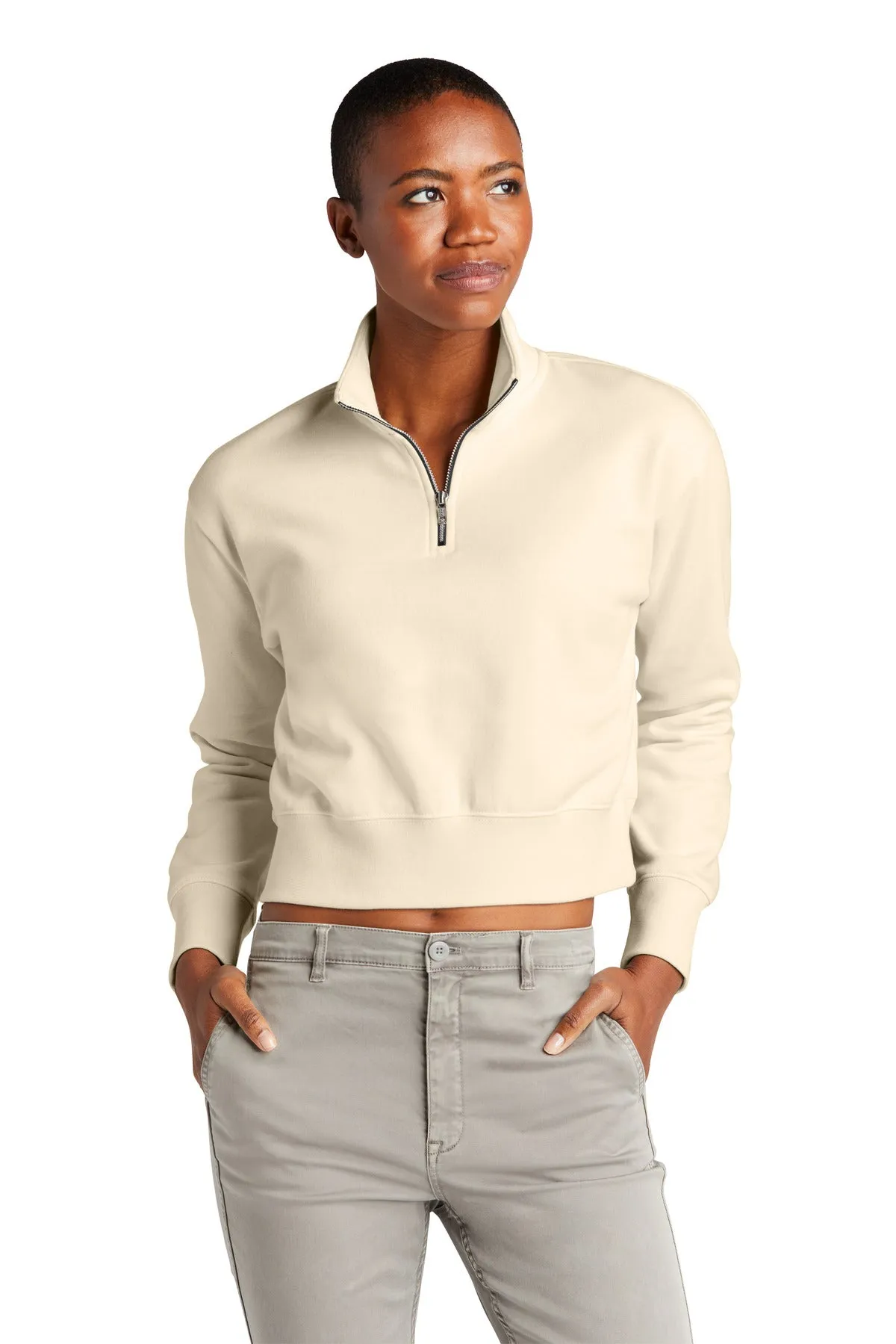 District Women's V.I.T. Fleece 1/2-Zip DT6111