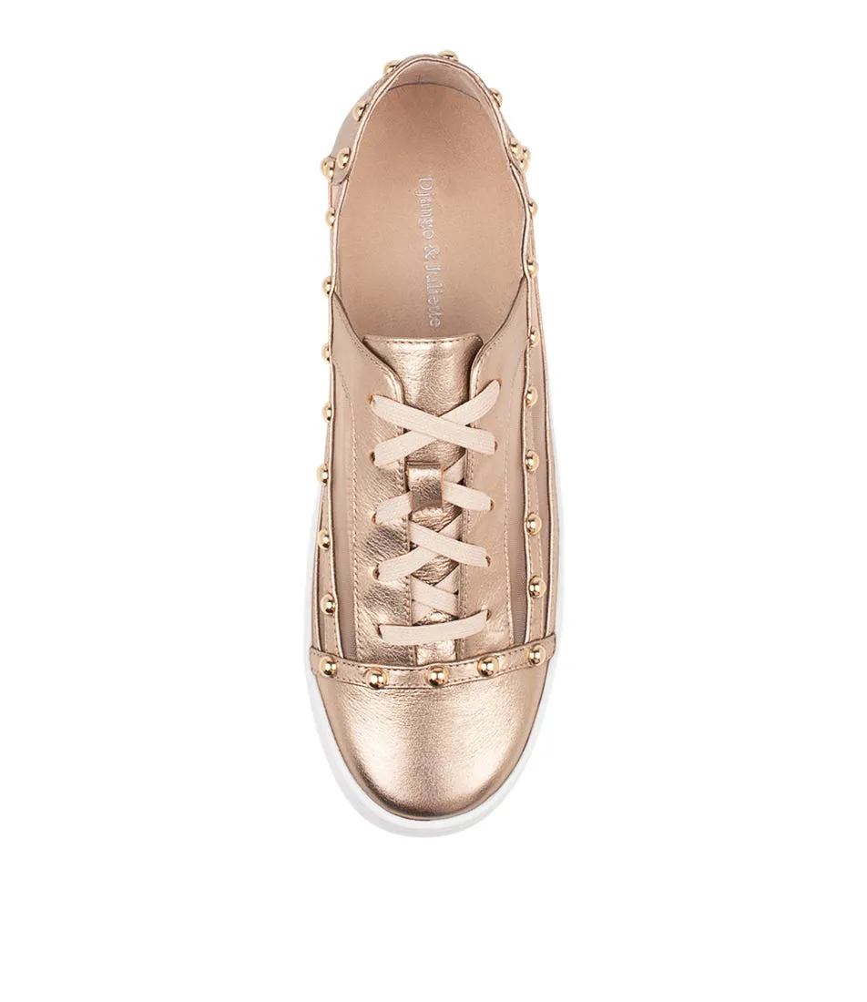 DJANGO & JULIETTE Ladio Champagne Mix Sneakers Ws